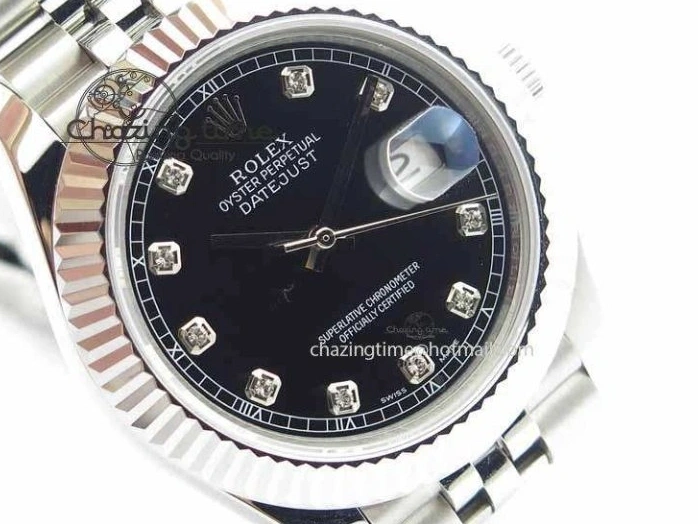 0501 DateJust II 41mm BP Maker Best Edition Black Diamonds Dial On New Version Jubilee Bracelet A Popular 3618